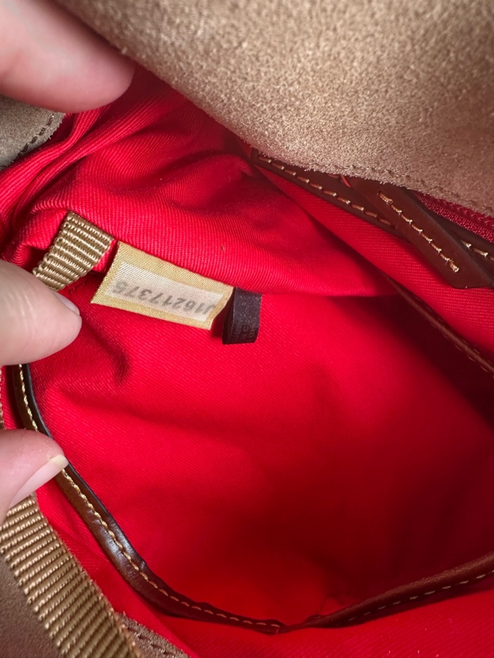 Dooney & Bourke crossbody hobo sculpted from soft suede - Picture 7 of 14